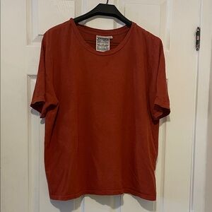 Jungmaven hemp blend hippie made in the USA orange tee silverlake